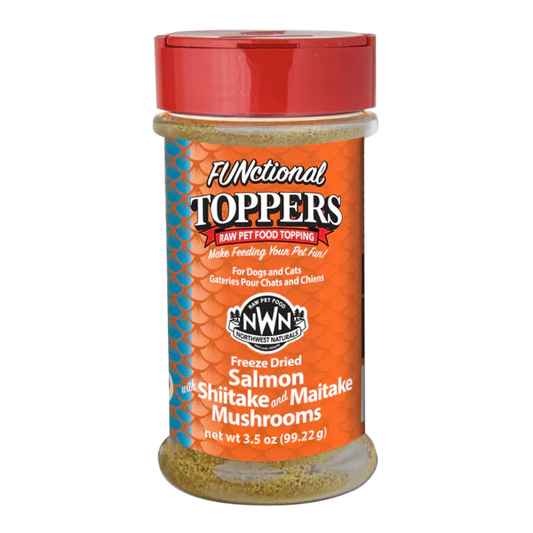 NW Naturals Functional Topper Salmon with Shiitake / Maitake Mushrooms 3.5oz