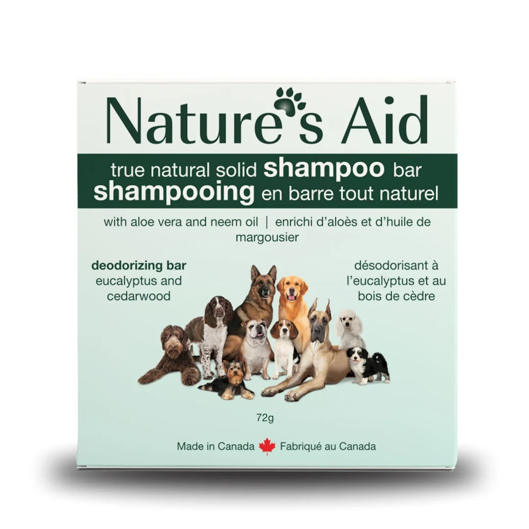 Nature's Aid - Deodorizing Shampoo Bar with Eucalyptus & Cedarwood 72g