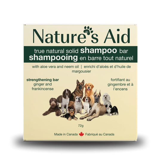 Nature's Aid - Strengthening Shampoo Bar with Ginger & Frankincense 72g