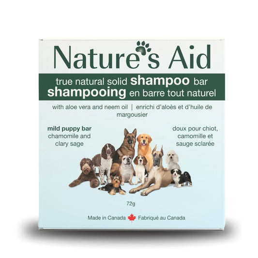 Nature's Aid - Mild Puppy Shampoo Bar with Chamomile & Clary Sage 72g