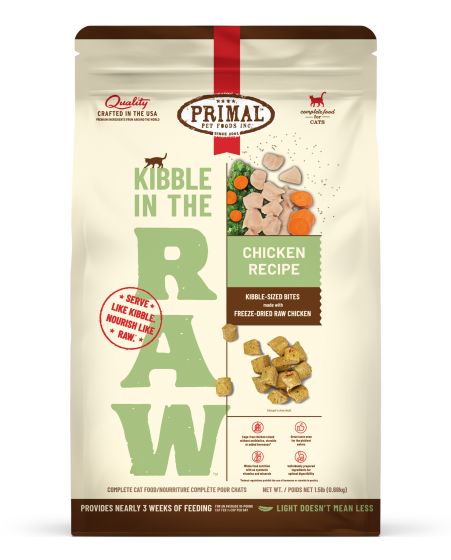 Primal Kibble In The Raw Chicken Recipe Cat 4lb