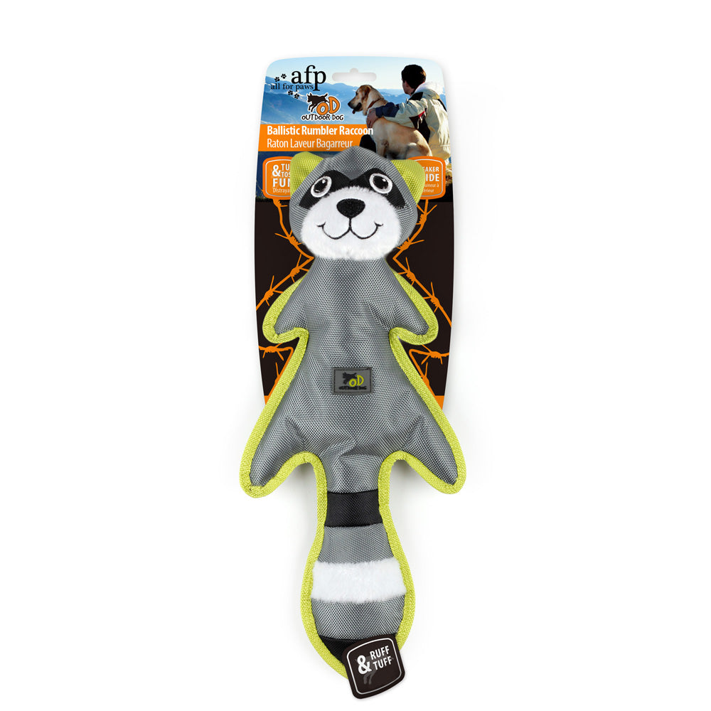 All For Paws Outdoor Ballistic Rumbler Raccoon