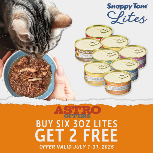Snappy Tom | Buy 6, Get 2 FREE on 3oz Lites until July 31
