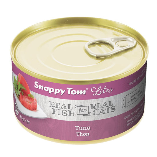 Snappy Tom Lites Healthy Tuna Cat Can 85g