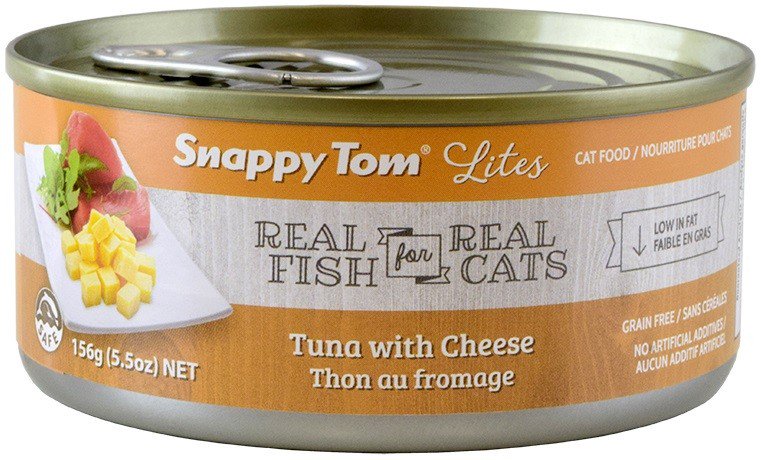 Snappy Tom Lites Healthy Tuna with Cheese Cat Can 85g