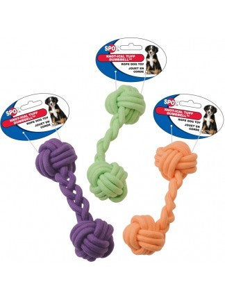 Spot Knot-ical Tuff Dumbbells 9"
