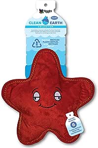 SPUNKY PUP  Clean Earth Plush Starfish - Large