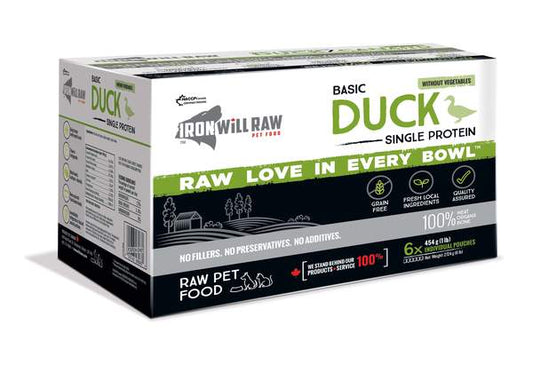 Iron Will Raw Basic Duck 6lbs