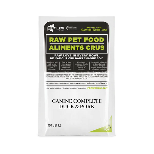 Iron Will Canine Complete Duck & Pork Dinner 6LB