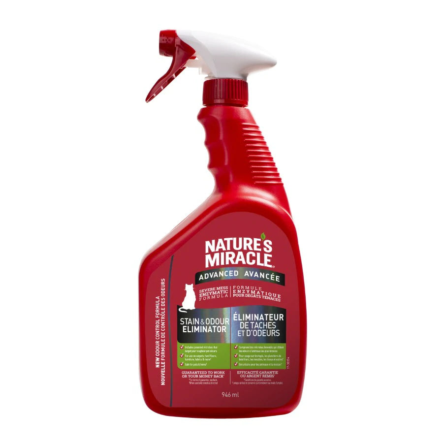 Nature's Miracle Advanced S&O Remover Cat 32 OZ