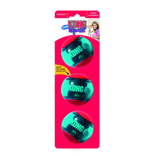 Kong Squeezz Action balls Small 3 pack
