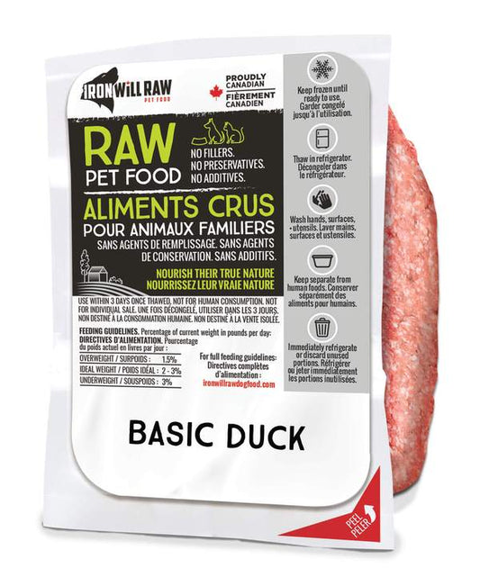 Iron Will Raw Basic Duck 6lbs