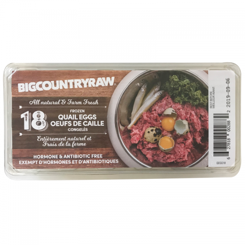 Big Country Raw 18 pack Quail Eggs BCR