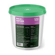 Bold By Nature Mega Dog Raw Turkey Tub
