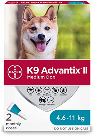 K9 Advantix ll Small under 4.5kg (2 monthly doses)
