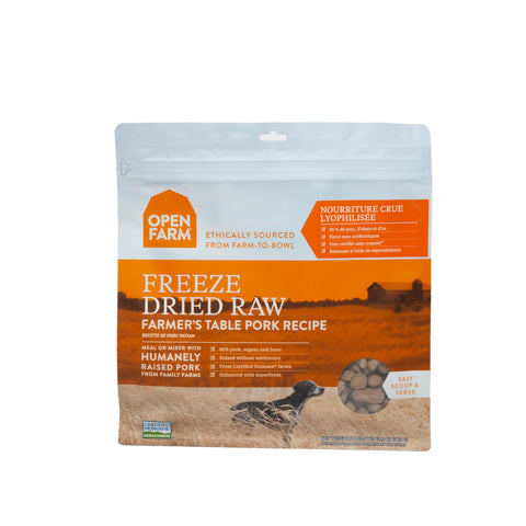 Open Farm Pork Freeze Dried Raw Dog Food 13.5oz