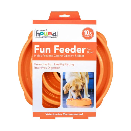 Outward Hound Fun Feeder Orange Mini/Medium