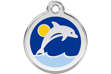 Red Dingo Dolphin Tag