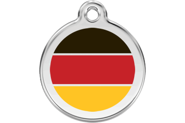 Red Dingo German Flag Tag