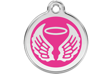 Red Dingo Angel Wings Tag